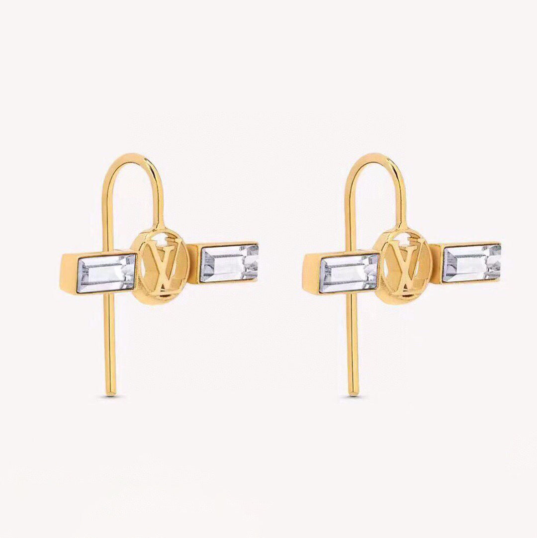 18K Louis Crystals Earrings