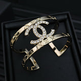 18K CC 2025 Strass Cuff Bracelet