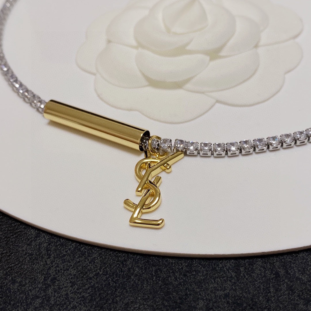 18K Saint Chain Diamond Necklace