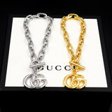 18K GG Interlocking G Gold Bracelet