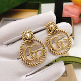 18K GG Pendant Earrings