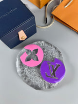 18K Louis Perfect Match Pink/Purple Earrings
