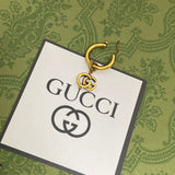 18K GG Hollow Earrings