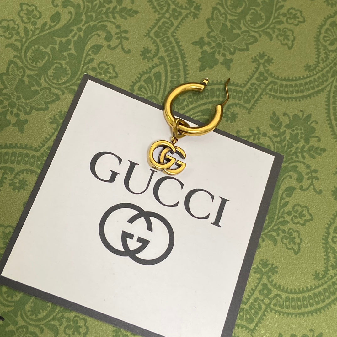 18K GG Hollow Earrings