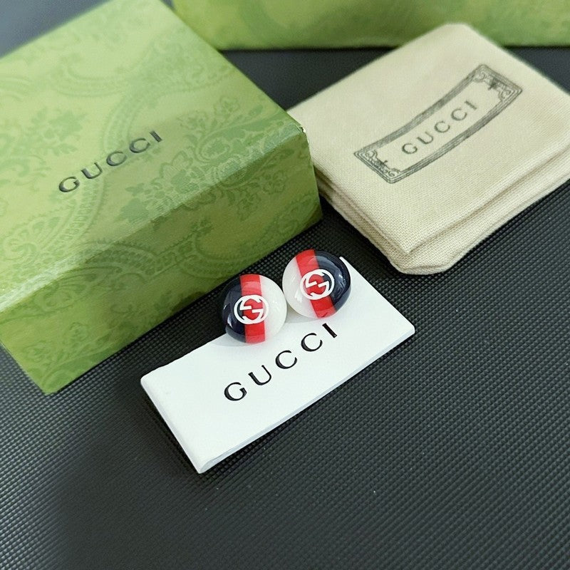 18K GG Color Earrings