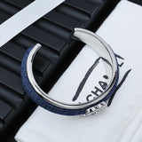 18K CC Denim Blue Cuff Bracelet