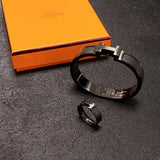 18K Clic HH So Black Ring