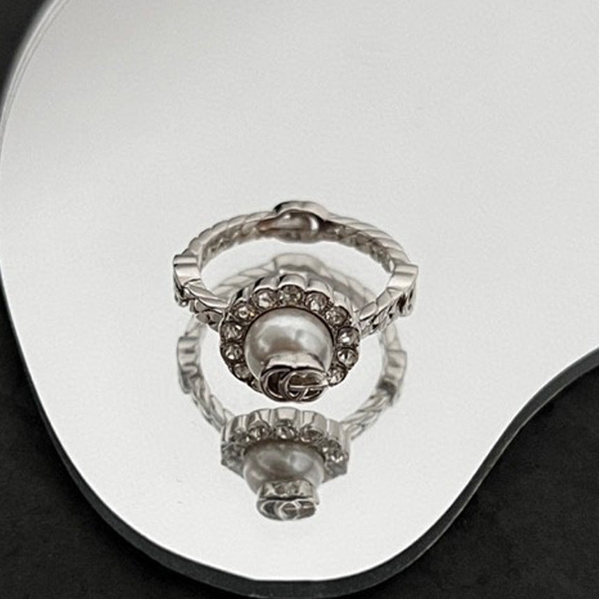 18K GG Pearl Ring