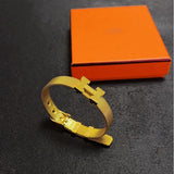 18K Clic H Gold Chain Bracelet