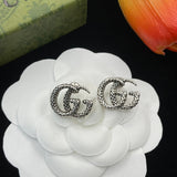 18K GG Twist Gold Earrings