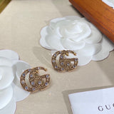 18K GG Crystals Earrings