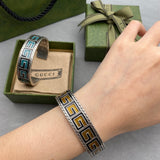 GG Cube Yellow Wide Bracelet