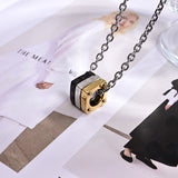 18K Louis Bold Tri-Color Necklace