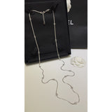 18K CC 24B Flowers Long Necklace
