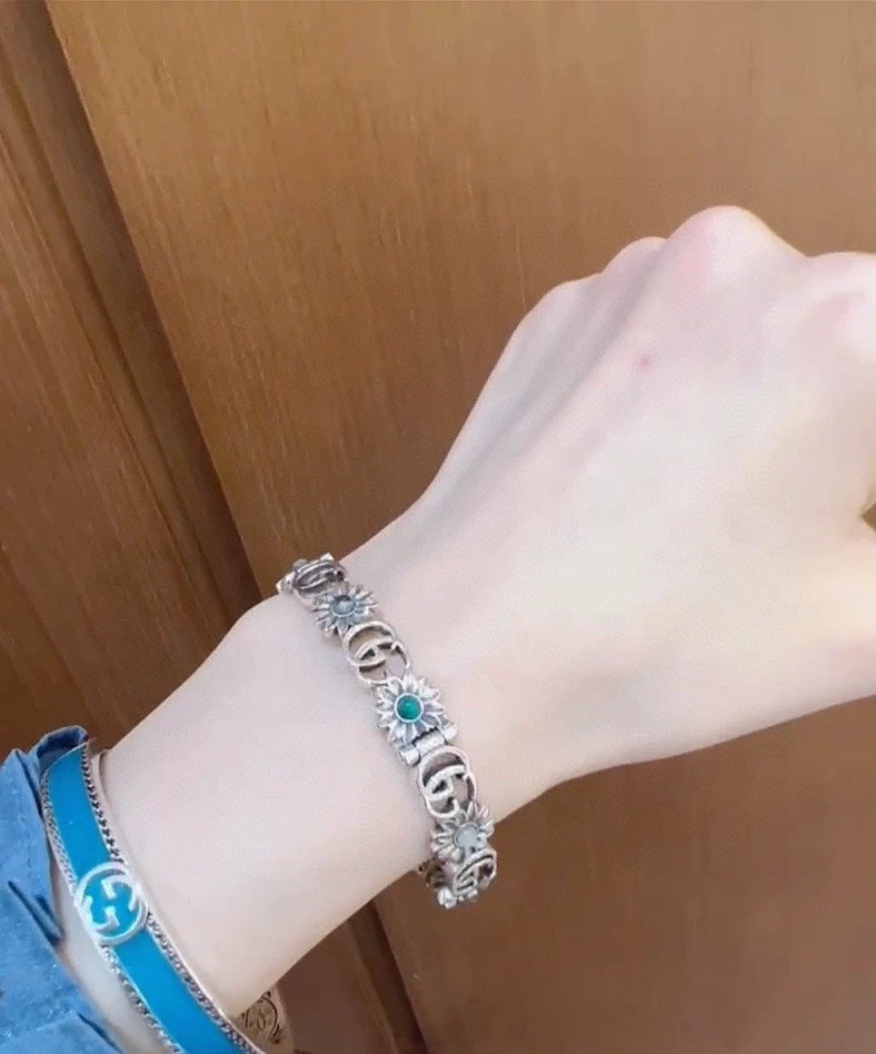 18K GG Flowers Bracelet