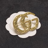 18K GG Brooch