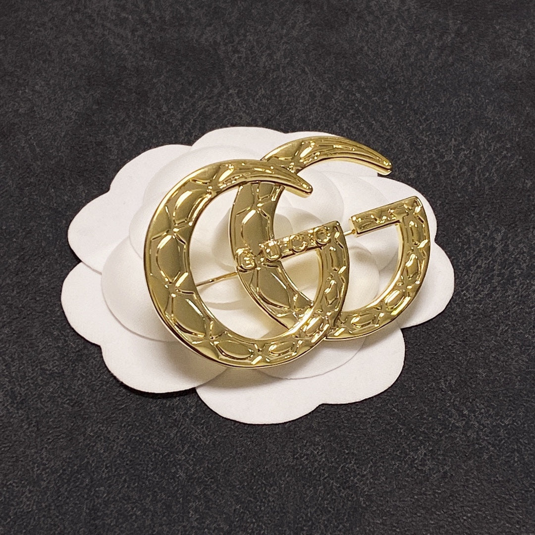 18K GG Brooch