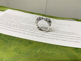 GG Tiger Head Chain Ring