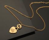 18K GG Heart Pendant Necklace