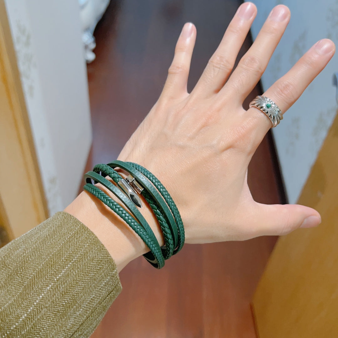 18K GG Anger Forrest Green Bracelet