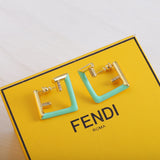 18K F Vintage Earrings