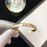 18K GG Icon Blossom Enamel Bangle Bracelet
