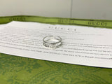 GG Interlocking G Thin Open Ring
