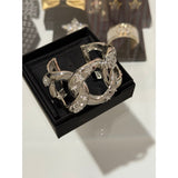 18K CC 25S Diamond Star Wide Gold Bracelet