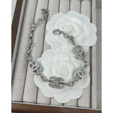 18K CC Gold Diamond Bracelet