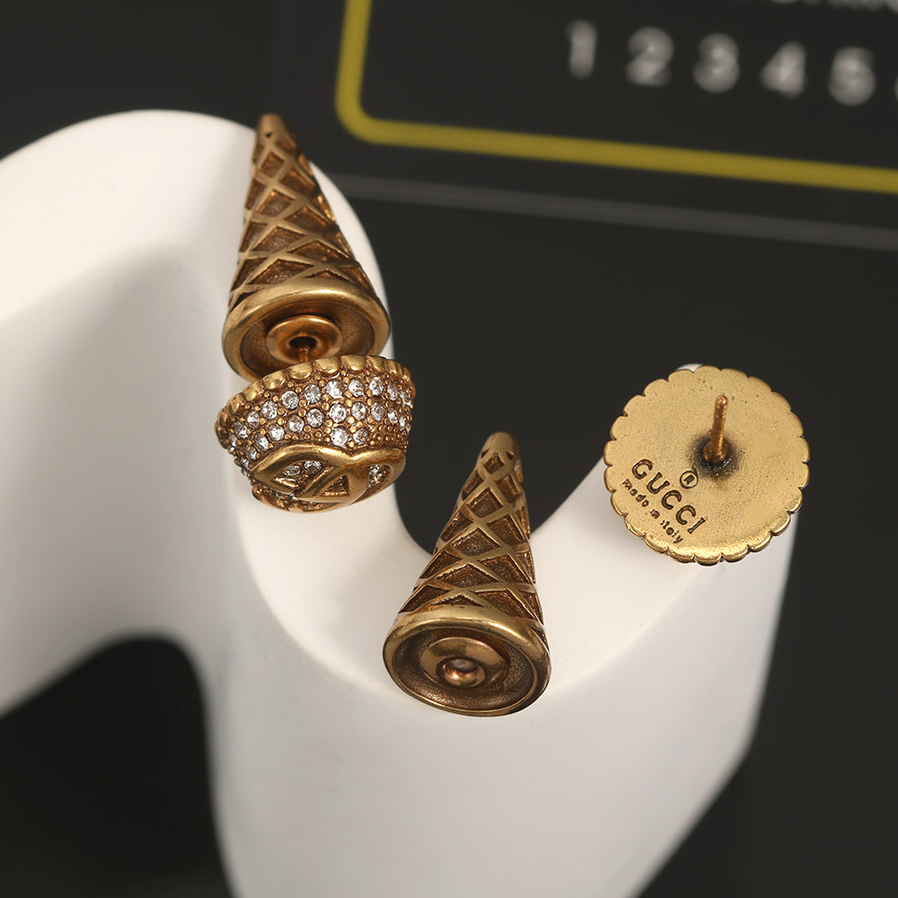 18K GG Vintage Earrings