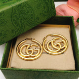 18K GG Big Gold Earrings
