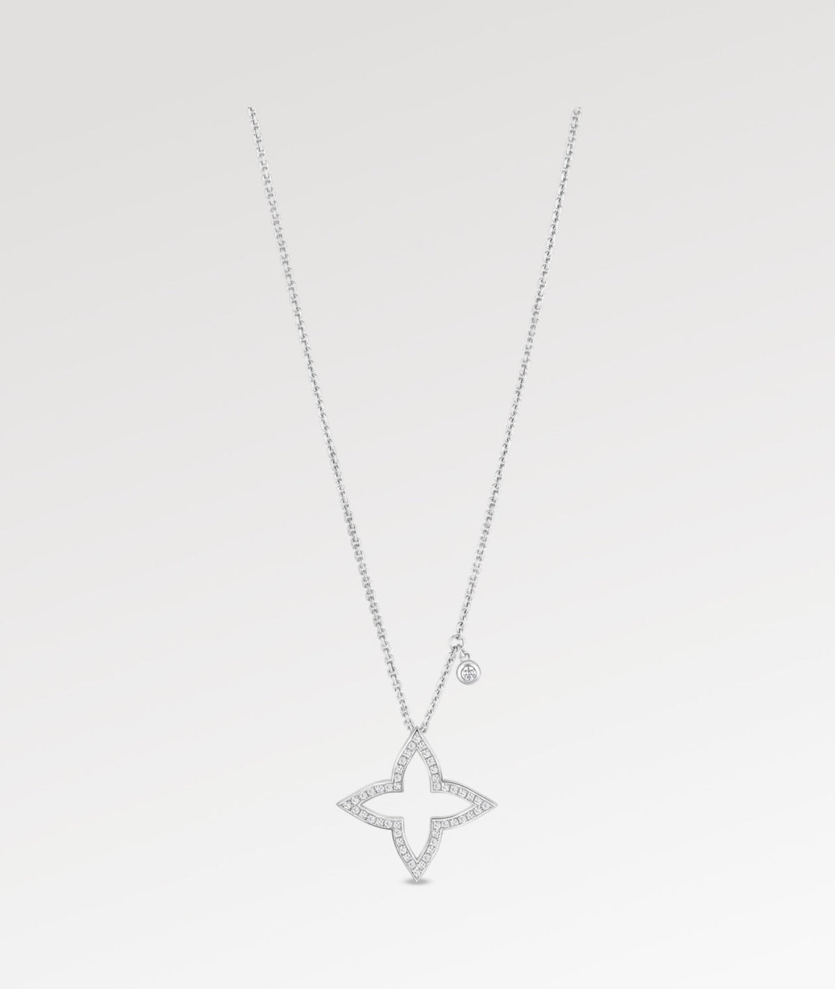 18K Louis Blossom Pendant Necklace