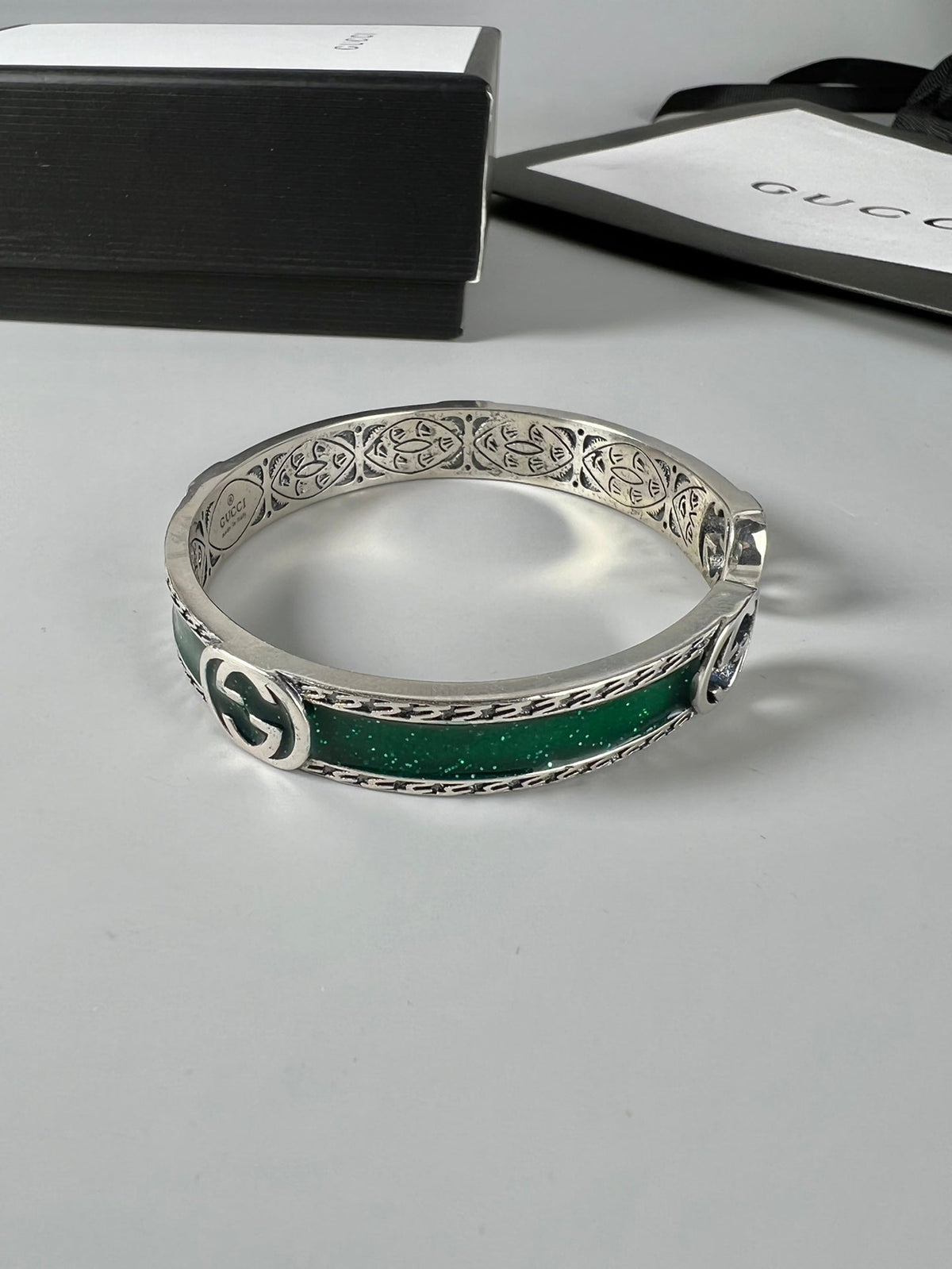 GG Interlocking G Bangle Wide Bracelet