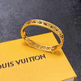 18K Louis Crystal Hollow Bracelet