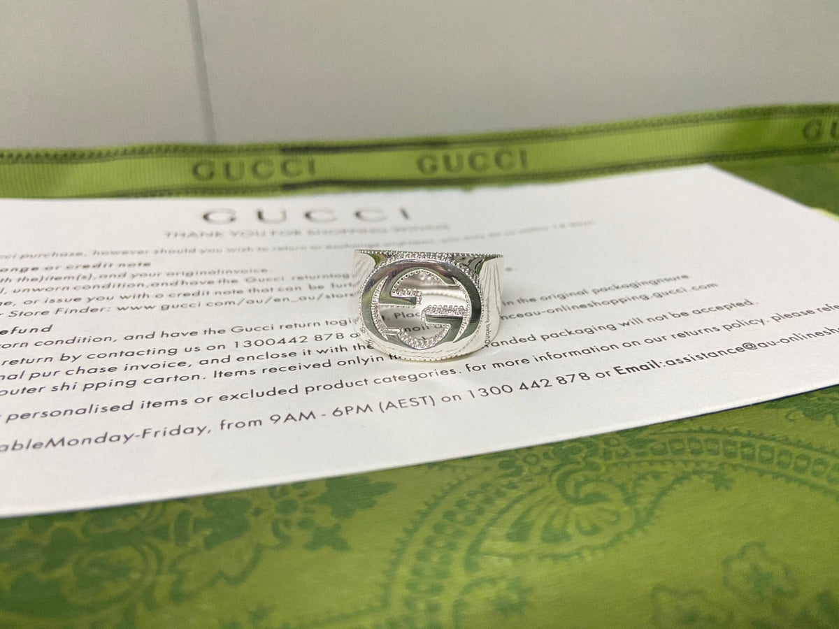 GG Interlocking G Wide Ring