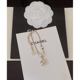 18K CC Black & White Logo Chain Bracelet