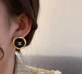 18K Triomphe Pearl Earrings