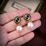 18K GG Blondie Pendant Earrings