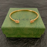 18K GG Running Diamond Cuff Bracelet