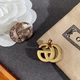 18K GG Crystals Earrings