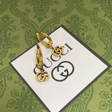 18K GG Hollow Earrings