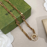18K GG Flower Necklace