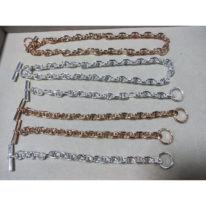 18K Her Chaine D'ancre Encha?n¡§|e Bracelet