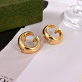 18K GG Logo Earrings