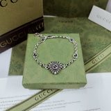 GG Interlocking G Heart Bracelet