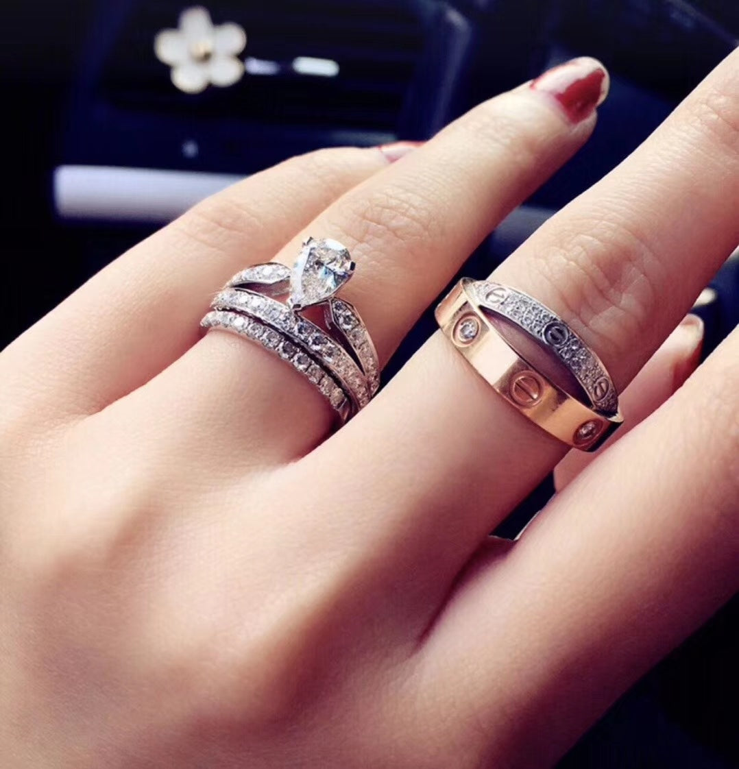 18K Jos¡§|phine Engagement Ring