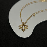 18K Louis Blossom Pendant Necklace