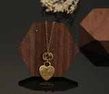 18K GG Heart Pendant Necklace