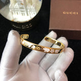 18K GG Icon Blossom Enamel Bangle Bracelet