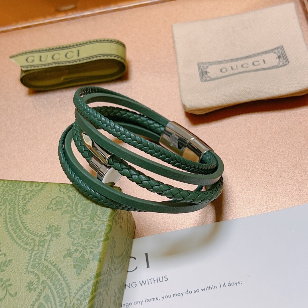 18K GG Anger Forrest Green Bracelet